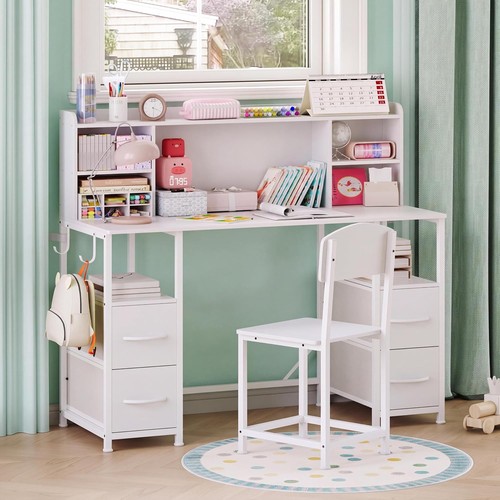 Wooden kids desk and chair - kids,