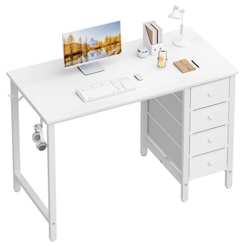 Small white desk - small,